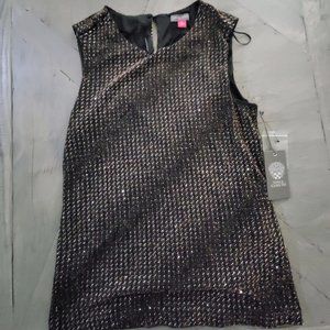 Vince Camuto sleeveless blouse SIZE S - BLACK - BRAND NEW
